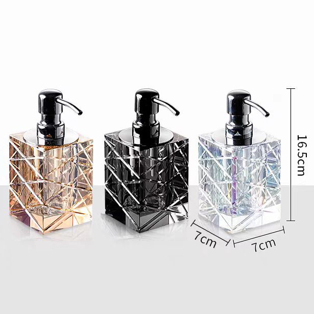 Luxury Skincare Bottles - Современный минималистичный стеклянный контейнер из хрусталя,