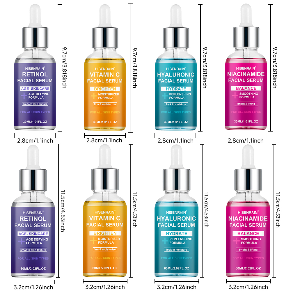 Набор из 4 предметов HISENRAIN – обзор и цена Luxury Skincare Serum